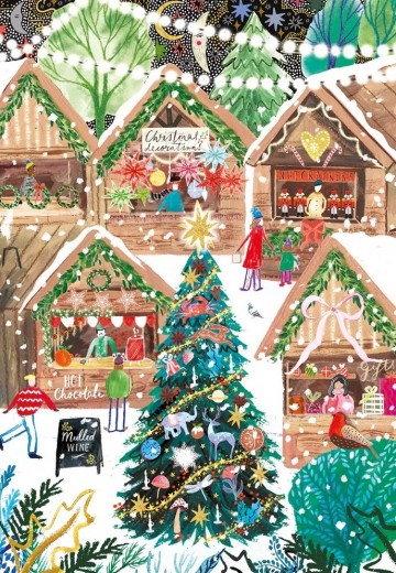 Gibsons - Christmas in London - Christmas Market Magic - 500 Stukjes