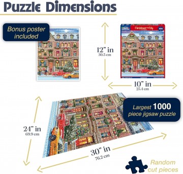 White Mountain - Christmas in the City - 1000 Stukjes 3