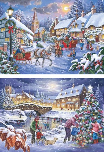 The House of Puzzles - Christmas is Coming - 2 x 500 XL Stukjes