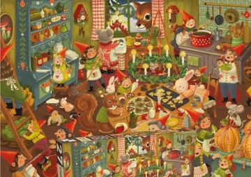 Penny Puzzle - Christmas Kitchen - 1000 Stukjes
