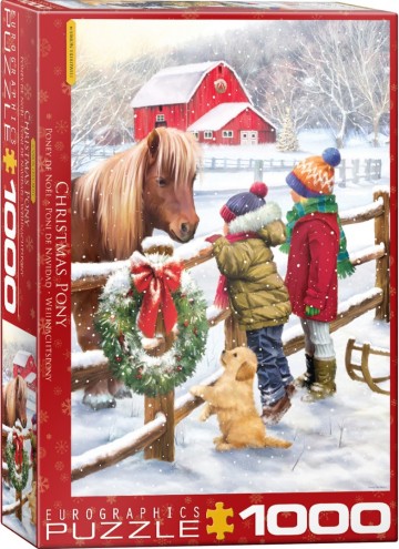 Eurographics - Christmas Pony - 1000 Stukjes 2