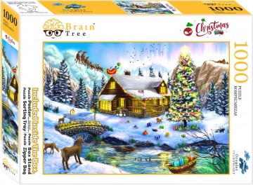 Brain Tree - Christmas Scenery - 1000 Stukjes 2