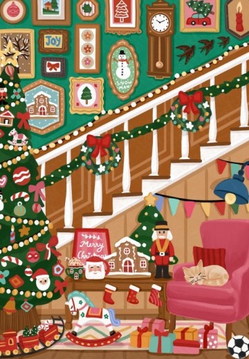 Pieces & Peace - Christmas Staircase - 1000 Stukjes