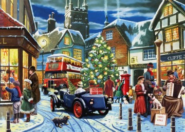 Alipson Puzzle - Christmas Streets - 1500 Stukjes