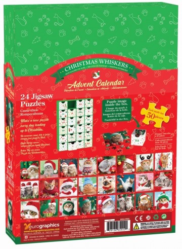 Eurographics - Advent Calendar - Christmas Whiskers - 24 x 50 Stukjes 2