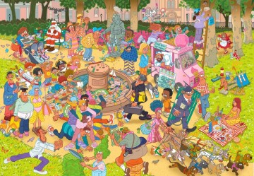 Bluebird Puzzle - Chuckle Park - 1000 Stukjes