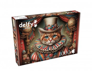 Delfy Puzzle - Circus Purrformer - 1000 Stukjes 2