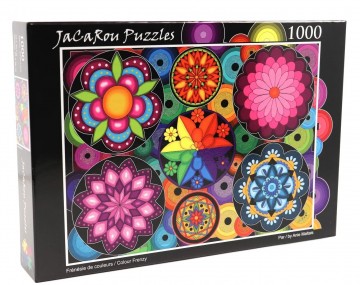JaCaRou Puzzles - Colour Frenzy - 1000 Stukjes