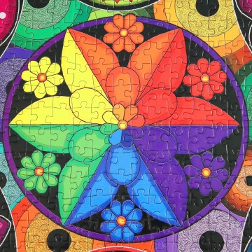 JaCaRou Puzzles - Colour Frenzy - 1000 Stukjes 3