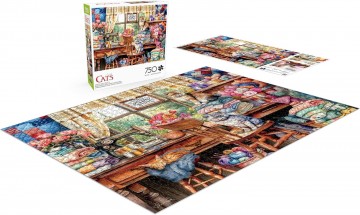 Buffalo Games - Crafty Cat Crafts - 750 Stukjes 4