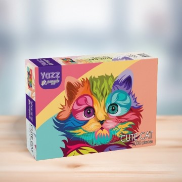 Yazz - Cute Cat - 1000 Stukjes 2