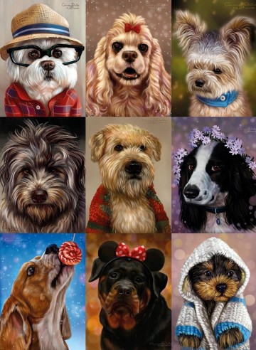 Nova Puzzle - Cute Dogs - 1000 Stukjes