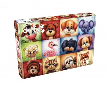 Delfy Puzzle - Cuteness in Dozen - 1000 Stukjes 2