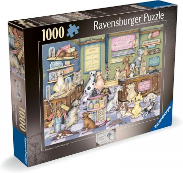 Ravensburger - Dapper Dogs No. 2 - Stanley's Stick Emporium - 1000 Stukjes 3