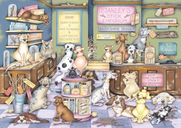 Ravensburger - Dapper Dogs No. 2 - Stanley's Stick Emporium - 1000 Stukjes