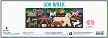 Galison - Dog Walk - 1000 Stukjes 3