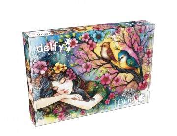 Defly Puzzle - Dreaming in Bloom - 1000 Stukjes 2