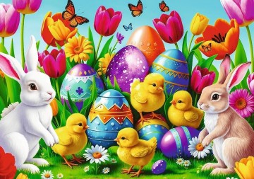 Trefl - Easter Meadow - 500 Stukjes