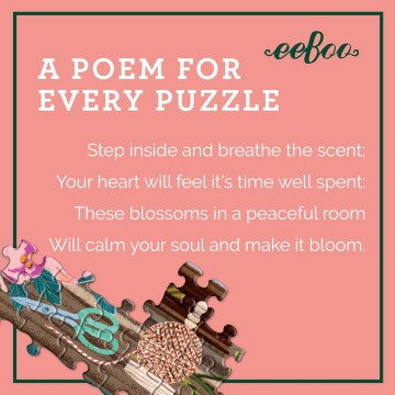 Eeboo - English Flower Shop - 1000 Stukjes 3