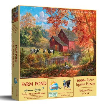 SunsOut - Farm Pond - 1000 XL Stukjes 2