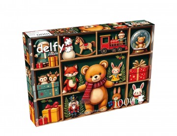 Delfy Puzzle - Festive Toy Display - 1000 Stukjes 2
