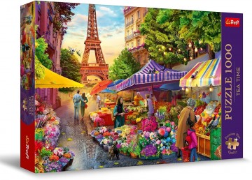 Trefl - Flower Market, Paris - 1000 Stukjes 2