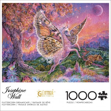 Buffalo Games - Fluttercorn Dreamscape (Glitter) - 1000 Stukjes 3