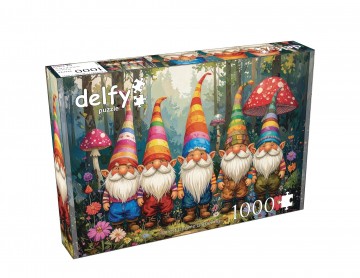 Delfy Puzzle - Forest Gnome Gathering - 1000 Stukjes 2