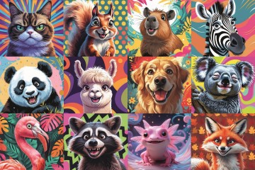 Trefl - Funny Animal Portraits - 300 XL Stukjes