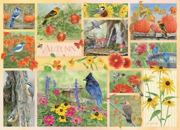 Cobble Hill - Garden Birds in Autumn - 500 XL Stukjes
