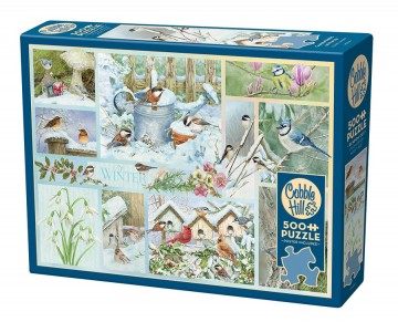 Cobble Hill - Garden Birds in Winter - 500 XL Stukjes 2