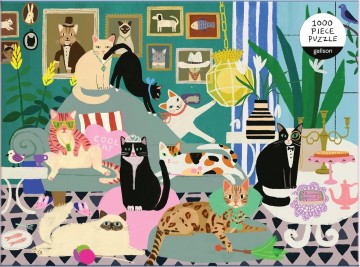 Galison - Glamour Cats - 1000 Stukjes 4