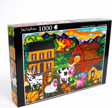 JaCaRou Puzzles - Happy Farm - 1000 Stukjes 2