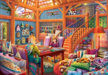 Bluebird Puzzle - Hobby Room - 1500 Stukjes