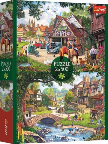 Trefl - Idyllic Life - 2 x 500 Stukjes 2