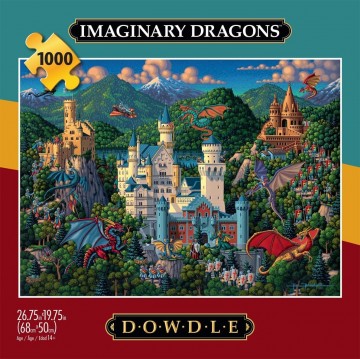 Buffalo Games - Imaginary Dragons - 1000 Stukjes 3