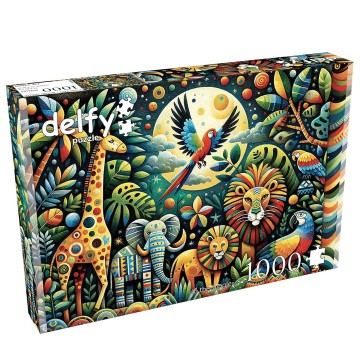 Delfy Puzzle - In the Jungle - 1000 Stukjes 2
