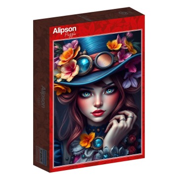 Alipson Puzzle - La Femme au Chapeau - 1000 Stukjes 2