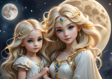 Alipson Puzzle - La Lune et le Soleil - 2 x 500 Stukjes 4