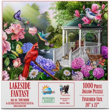 SunsOut - Lakeside Fantasy - 1000 Stukjes 3