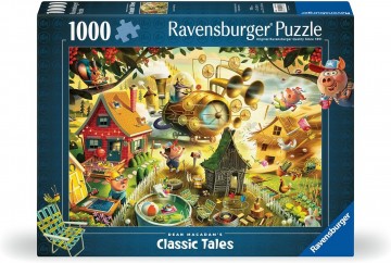 Ravensburger - Look Out Little Pigs - 1000 Stukjes Schade 2