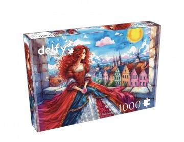 Delfy Puzzle - Looking Beyond Rooftops - 1000 Stukjes 2