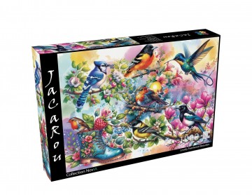 JaCaRou Puzzle - Lovely Feathered Beauties - 1000 Stukjes 2