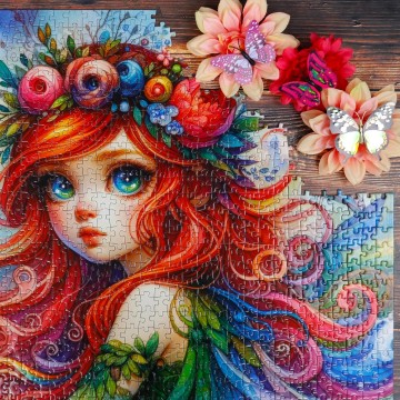 JaCaRou Puzzle - Magical Azure Stare - 1000 Stukjes 3