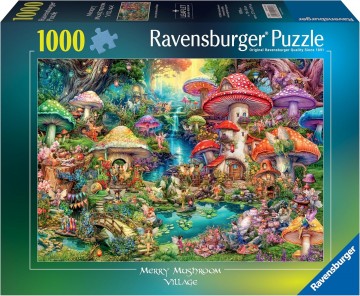 Ravensburger - Merry Mushroom Village - 1000 Stukjes 2