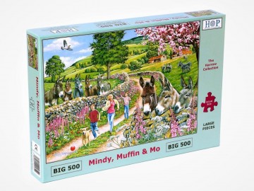 The House of Puzzles - Mindy, Muffin & Mo - 500 XL Stukjes 2