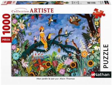 Nathan - Mon Jardin Le Soir - 1000 Stukjes 2