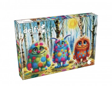 Delfy Puzzle - Monsterous Trio - 1000 Stukjes 2
