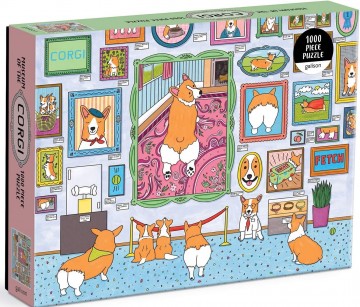 Galison - Museum of the Corgi - 1000 Stukjes 2