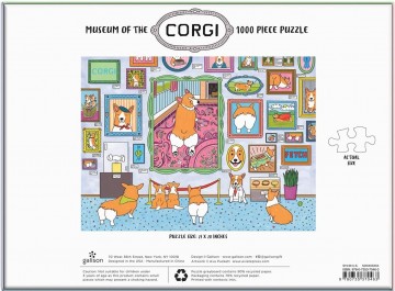 Galison - Museum of the Corgi - 1000 Stukjes 4